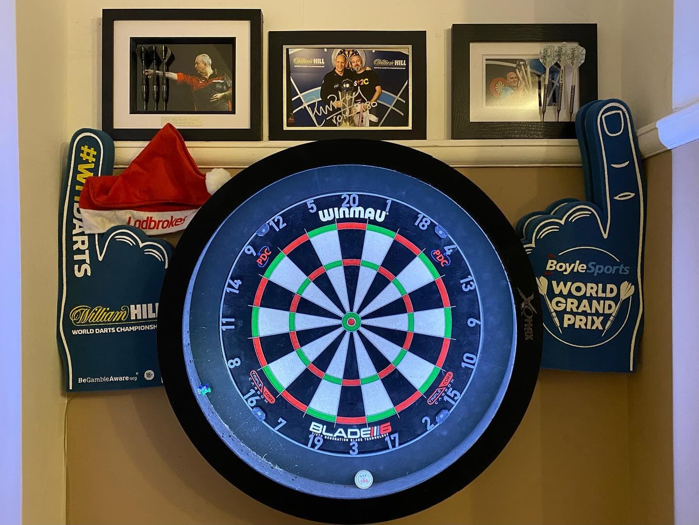 New Blade6 triple core dartboard from #dartshopper