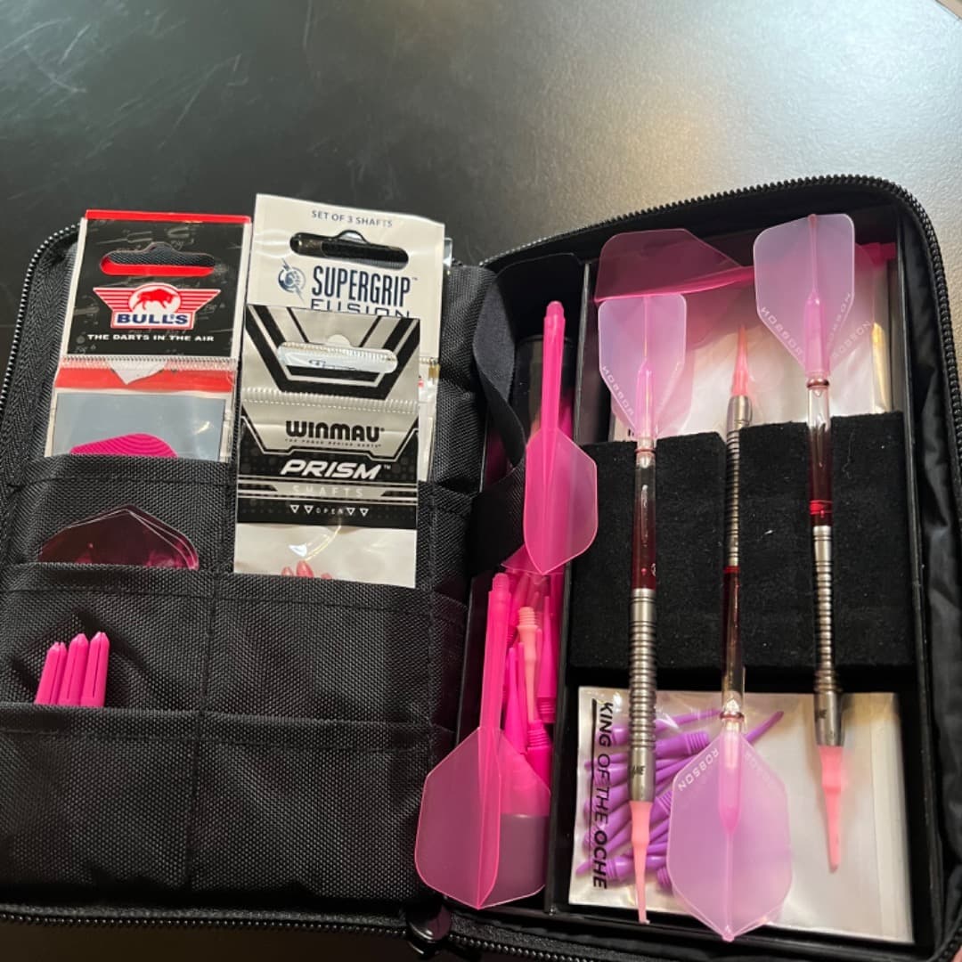 Eindelijk helemaal roze darts 🥰 #dartshopper