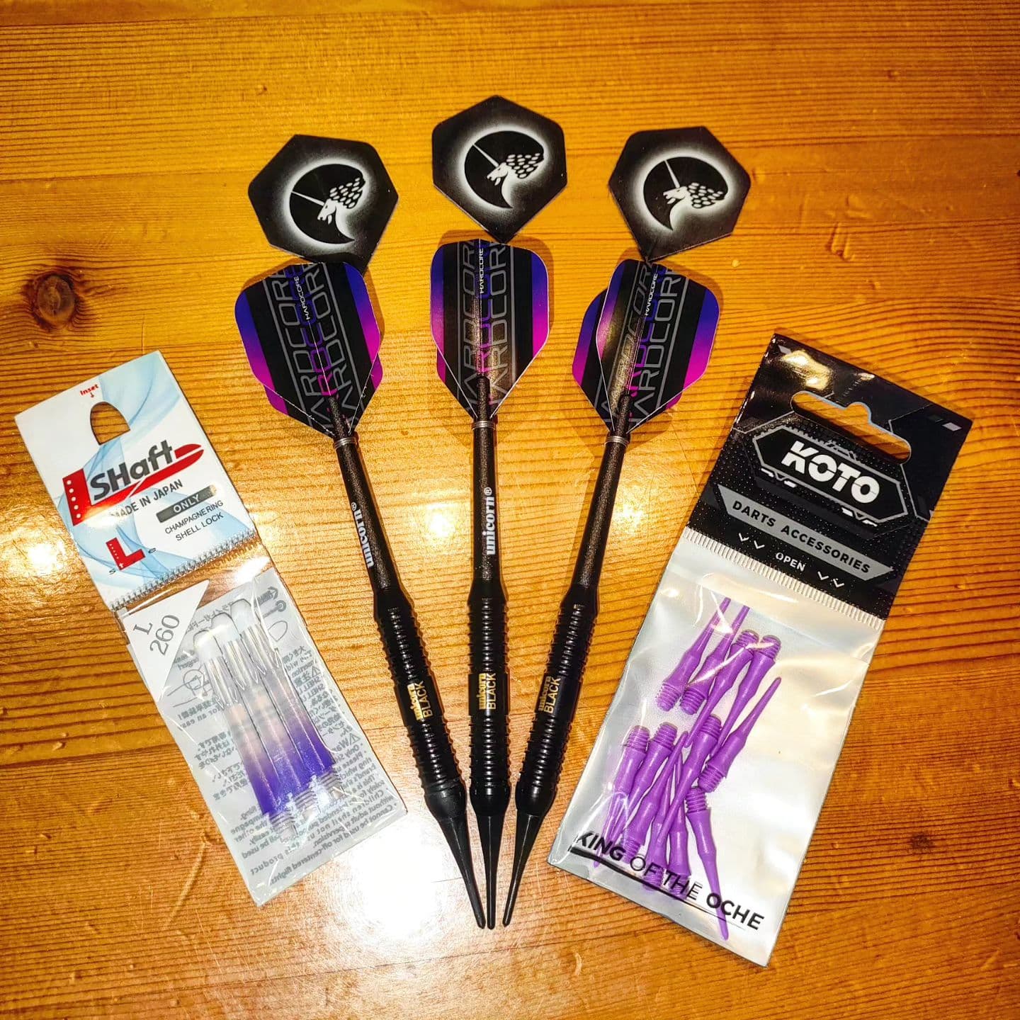 #dartshopper ; new flights, shafts & points :)